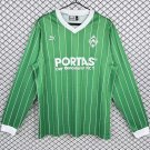 1987-1988 Werder Bremen Home Long Sleeve Retro Soccer Jersey