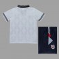 1990 England Home Kids Retro Soccer Jersey Size 16-28