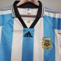 1998 Argentina Home Retro Soccer Jersey