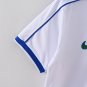 1998 Brazil White Retro Soccer Jersey