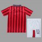 1998 England Away Kids Retro Soccer Jersey Size 16-28