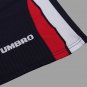 1998 England Home Long Sleeve Kids Retro Soccer Jersey Size 16-28