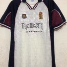 1999 West Ham #7 Iron Maiden Away Retro Soccer Jersey
