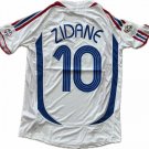 2006 Adidas France World Cup Zinedine Zidane MENS Jersey Shirt Away Kit Vinatge
