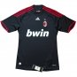 2008 09 Ac Milan Third Jersey #10 Ronaldinho adidas Soccer Black 3rd Kit