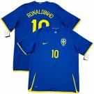 2008 09 Brazil Away Jersey #10 Ronaldinho NIKE Soccer Football NEW