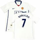 2008 09 Manchester United Away Jersey #7 Ronaldo Nike Soccer CR7 Vintage NEW