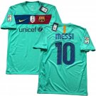 2010 11 Barcelona Away Jersey #10 Messi Nike Soccer UNICEF Vintage NEW