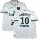 2014 15 PSG Away Jersey #10 Ibrahimovic Nike Paris Saint-Germain Ooredoo