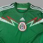 2014 Mexico Home Long Sleeve Retro Soccer Jersey