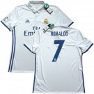 2016 17 Real Madrid Home Jersey #7 RONALDO adidas Soccer La Liga CR7 Kit