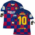 2019 20 Barcelona Home Jersey #10 Messi Nike Player Issue Kit