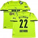 2021 22 Dortmund Home Cup Jersey #22 Bellingham Puma Champions League BVB