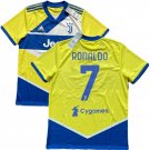 2021 22 Juventus Third Jersey #7 Ronaldo adidas Soccer CR7 Kit