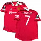2022 23 Manchester United Home Europa League Jersey #7 Ronaldo