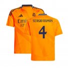 2024-2025 Real Madrid Away Shirt Sergio Ramos 4