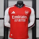 2026 2027 Arsenal Home Long Sleeve Player Version Soccer Jersey