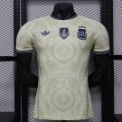 2026 Argentina Commemorative Player Version Beige Soccer Jersey