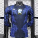 2026 Brazil Away Player Version Long Sleeve Soccer Jersey
