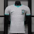 2026 Brazil Special Edition White with Green Neck Player Version Soccer Jersey