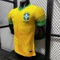 2026 Brazil Vintage Cactus Player Version Yellow Soccer Jersey