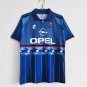 AC MILAN 1995 &acirc;�� 1996 AWAY FOURTH BLUE RETRO FOOTBALL SHIRT