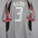 AC MILAN 2003 2004 THIRD FOOTBALL SHIRT SOCCER JERSEY ADIDAS #3 MALDINI GREY
