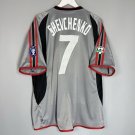 AC MILAN 2003 2004 THIRD FOOTBALL SHIRT SOCCER JERSEY ADIDAS #7 SHEVCHENKO GREY