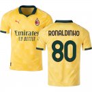 AC Milan 2025 26 RONALDINHO # 80 Soccer Third Jersey - Men