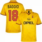 AC Milan Retro 3rd Baggio 18 Jersey 1995-1996