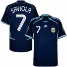Adidas Argentina Away Saviola 7 Jersey 2006