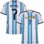 Adidas Argentina Home De Paul 7 Jersey 2026-2027