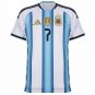 Adidas Argentina Home De Paul 7 Jersey 2026-2027