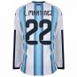 Adidas Argentina Home Long Sleeve L. Mart&Atilde;&shy;nez 22 Jersey 2026-2027