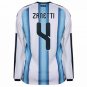 Adidas Argentina Home Long Sleeve Zanetti 4 Jersey 2026-2027