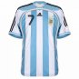 Adidas Argentina Home Saviola 7 Jersey 2006