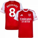 Adidas Arsenal Home Odegaard 8 Jersey 2025-2026