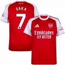 Adidas Arsenal Home Saka 7  Jersey 2025-2026 (Premier League)
