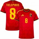 adidas Belgium Home Tielemans 8 Jersey 2026-2027