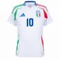 Adidas Italy Away Del Piero 10 Jersey 2024-2025