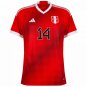 Adidas Peru Away Lapadula 14 Jersey 2023-2024