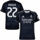 Adidas Real Madrid Away Rudiger 22 Jersey 2025-2026