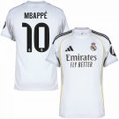 Adidas Real Madrid Home  Mbappé 10 Jersey 2025-2026