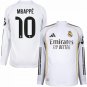 adidas Real Madrid Home Long Sleeves Mbapp&Atilde;&copy; 10 Jersey 2025-2026