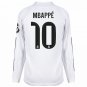 adidas Real Madrid Home Long Sleeves Mbapp&Atilde;&copy; 10 Jersey 2025-2026