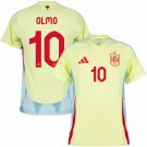 Adidas Spain Away Olmo 10 Jersey 2024-2025