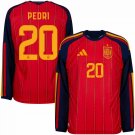 Adidas Spain Home Long Sleeve Pedri 20 Jersey 2026-2027