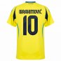 Adidas Sweden Home Shirt incl. Ni Gjorde De M&Atilde;&para;jligt Ibrahimovi&Auml;� 10 Special 2024-25