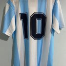 ARGENTINA 1986 Home Retro Shirt -- Diego MARADONA #10 Fifa World Cup Jersey AFA