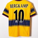 ARSENAL 1997 1999 AWAY SHIRT #10 BERGKAMP